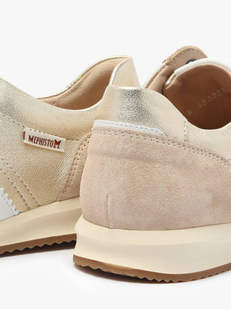 Sneakers Witney En Cuir Mephisto Multicolore women P5147341 vue secondaire 3