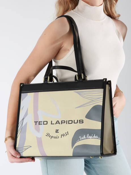 Sac PortÃ© Ã©paule Masha Ii Ted lapidus Noir masha ii VE61914 vue secondaire 1