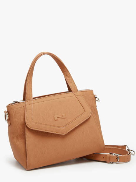 Sac Ã  Main Cacao Cuir Nathan baume Marron candy 6 vue secondaire 2