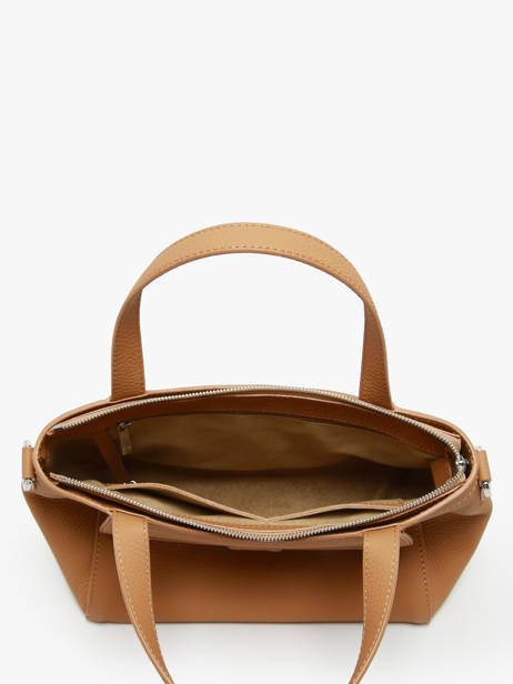 Sac Ã  Main Cacao Cuir Nathan baume Marron candy 6 vue secondaire 3