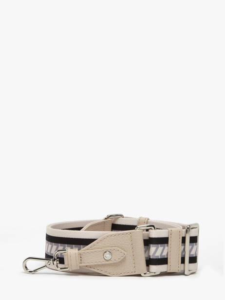 BandouliÃ¨re De Sac Signature Nathan baume Beige n strap 1 vue secondaire 1