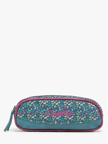 Trousse Fille 2 Compartiments Cameleon Bleu vintage fantasy PBVGTROU