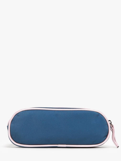 Pencil Case For Girls 2 Compartments Cameleon Blue vintage fantasy PBVGTROU other view 2