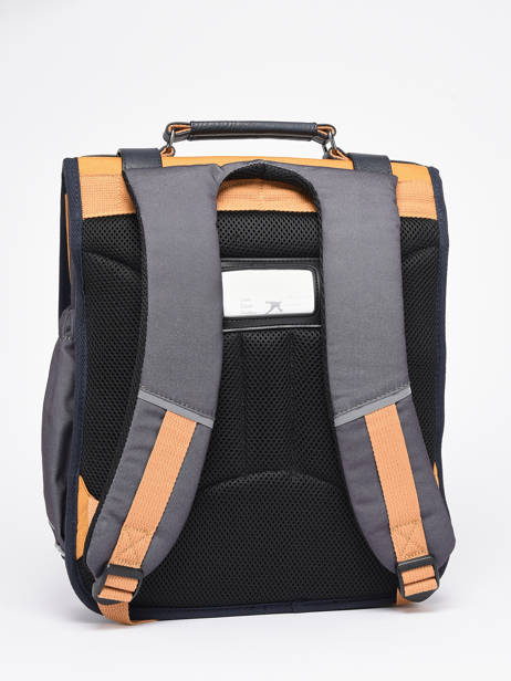 2-compartment Backpack Cameleon Yellow vintage urban PBVBSD39 other view 5