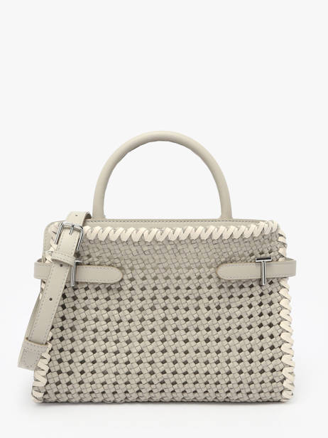 Sac PortÃ© Main Emie Cuir Le tanneur Gris emie TEMI16M3