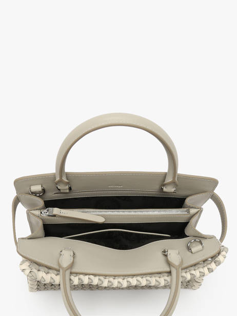 Sac PortÃ© Main Emie Cuir Le tanneur Gris emie TEMI16M3 vue secondaire 3