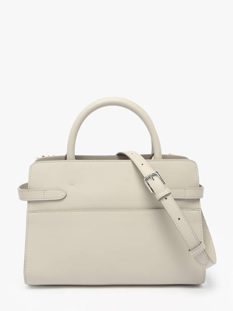 Sac PortÃ© Main Emie Cuir Le tanneur Gris emie TEMI16M3 vue secondaire 4