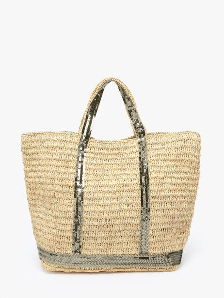Cabas Cabas Raphia Cuir Vanessa bruno Beige cabas raphia 30V40413