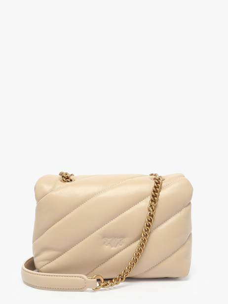 Sac BandouliÃ¨re Love Bag Puff  Pinko Beige love bag puff A0F2 vue secondaire 4