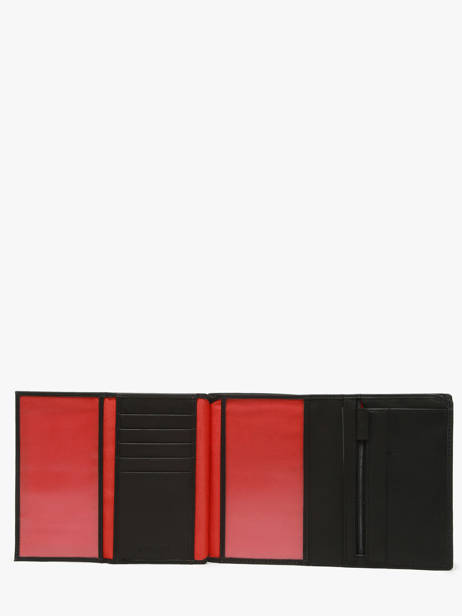 Portefeuille Cuir Serge blanco Noir austin AST21121 vue secondaire 2