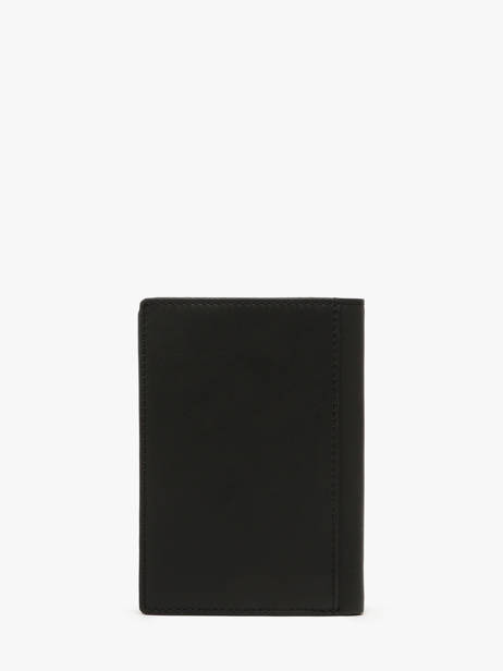 Portefeuille Cuir Serge blanco Noir austin AST21121 vue secondaire 3