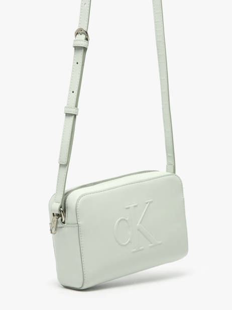 Sac BandouliÃ¨re Sculpted Calvin klein jeans Vert sculpted 4K3036G vue secondaire 2