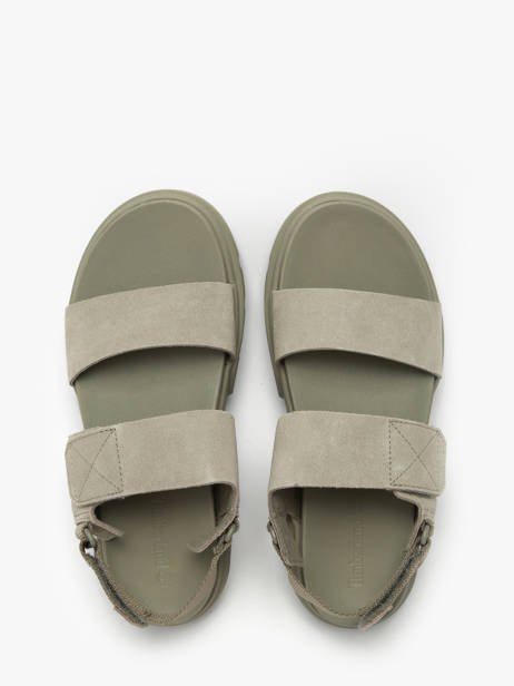 Sandales En Cuir Timberland Vert women 61MGEO31 vue secondaire 3