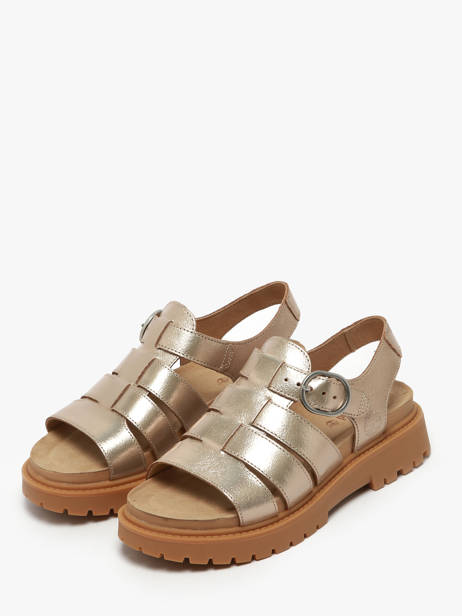 Sandales En Cuir Timberland Or women 2Q1PN751 vue secondaire 1