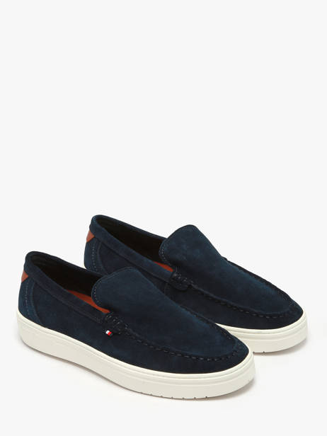 Mocassins Tommy hilfiger Bleu men 5354DW5 vue secondaire 1