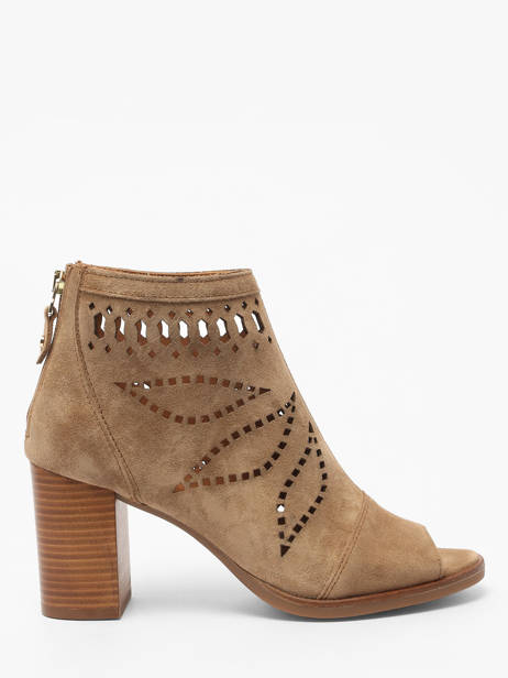 Bottines Ã  Talon Liset En Cuir Alpe Marron women 50941101