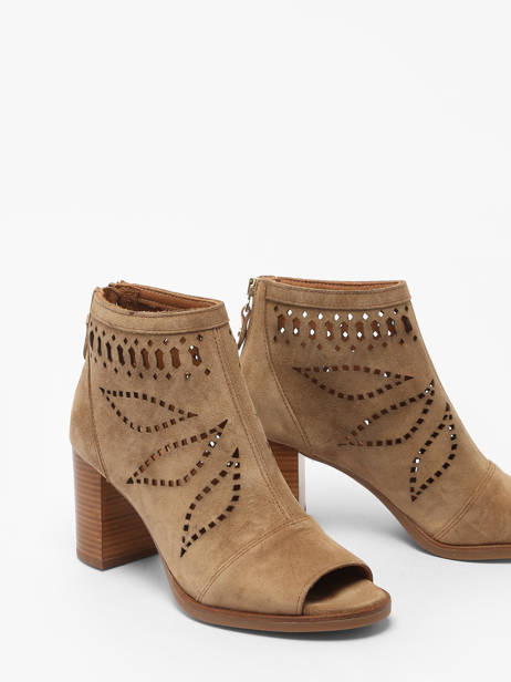 Bottines Ã  Talon Liset En Cuir Alpe Marron women 50941101 vue secondaire 2