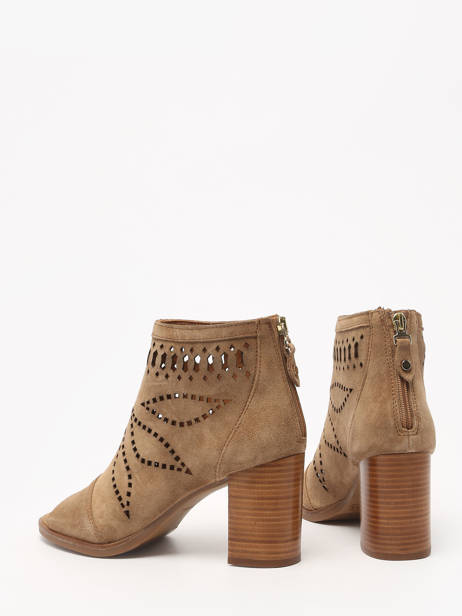Bottines Ã  Talon Liset En Cuir Alpe Marron women 50941101 vue secondaire 3