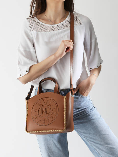 Sac Porté Main K Circle Raphia Karl lagerfeld Beige k circle A2W30014 vue secondaire 1