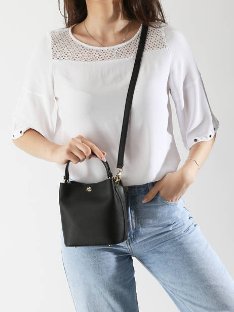 Shoulder Bag Reese Leather Lauren ralph lauren Black reese 31977411 other view 1