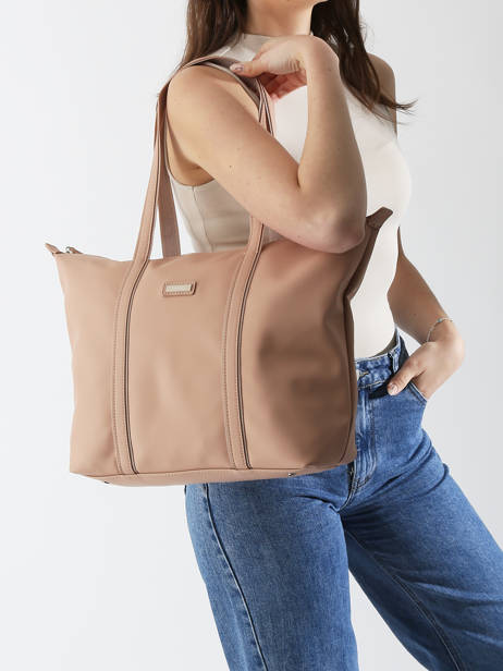 Sac PortÃ© Ã©paule Tara Nylon Hexagona Rose tara 8120166 vue secondaire 1