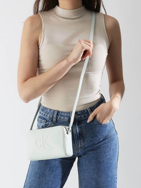 Sac BandouliÃ¨re Sculpted Calvin klein jeans Vert sculpted 4K3036G vue secondaire 1