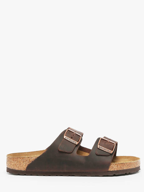 Mules En Cuir Birkenstock Marron men 52531