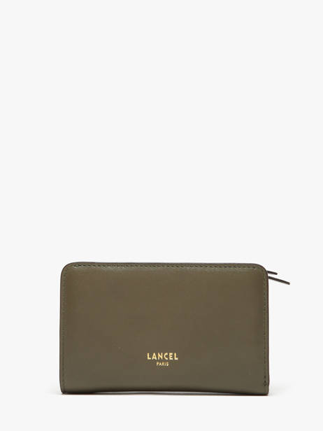 Leather Origami Wallet Lancel Green origami A13423