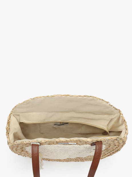 Sac PortÃ© Ã©paule Bora Paille Les tropeziennes Beige bora TZ02 vue secondaire 3