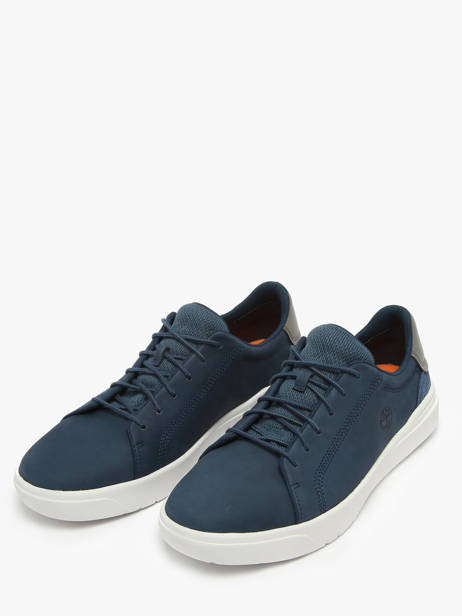 Sneakers En Cuir Timberland Bleu men 292C2881 vue secondaire 1