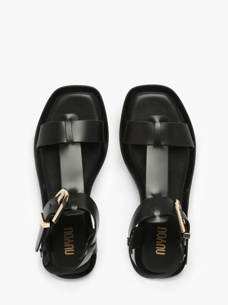 Sandales Daphne En Cuir Nuyou Noir women 11013 vue secondaire 3