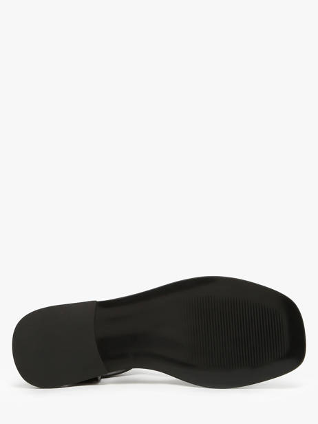 Sandales Daphne En Cuir Nuyou Noir women 11013 vue secondaire 4