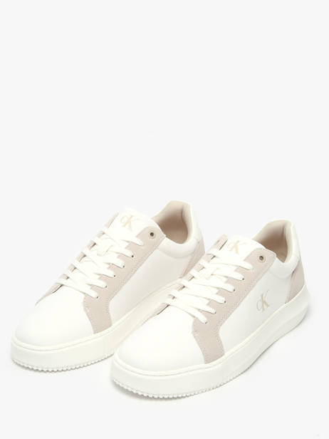 Sneakers En Cuir Calvin klein jeans Blanc men 121902S vue secondaire 1