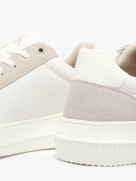Sneakers En Cuir Calvin klein jeans Blanc men 121902S vue secondaire 2