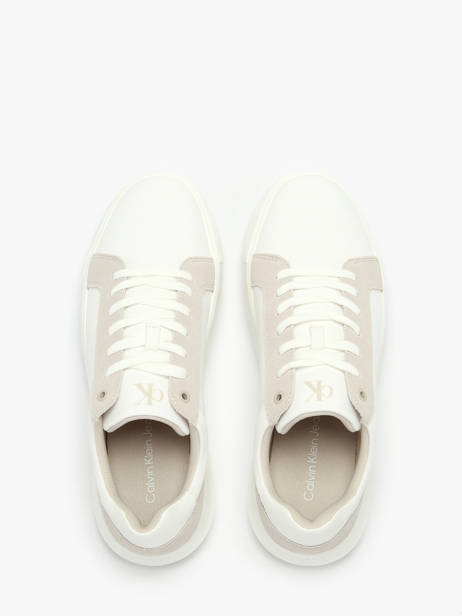 Sneakers En Cuir Calvin klein jeans Blanc men 121902S vue secondaire 3