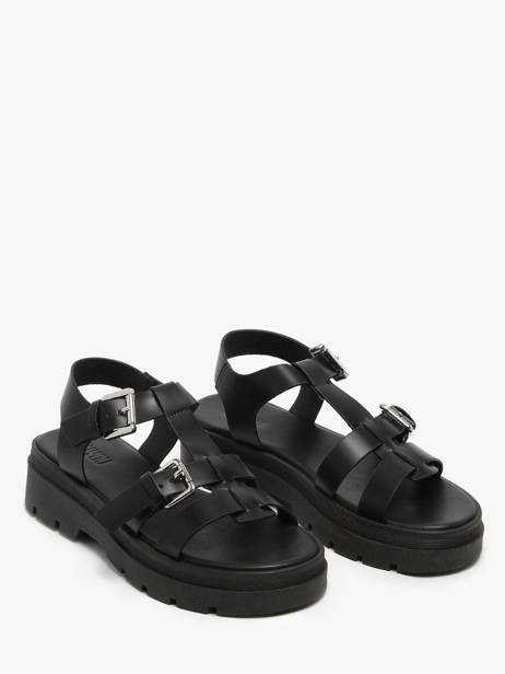 Sandales Teresa En Cuir Nuyou Noir women 37121 vue secondaire 1