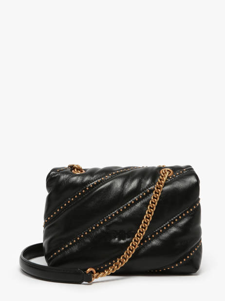 Sac Bandoulière Love Bag Puff Cuir Pinko Noir love bag puff A26T vue secondaire 3