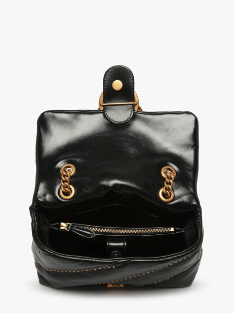 Sac Bandoulière Love Bag Puff Cuir Pinko Noir love bag puff A26T vue secondaire 2