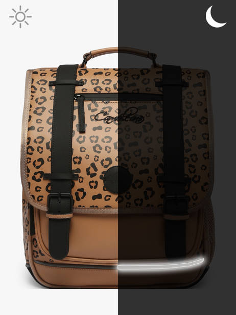 2-compartment Vintage North Backpack Cameleon Brown vintage north SD39 other view 7