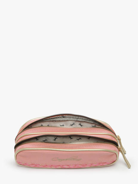 Pencil Case For Kids 2 Compartments Cameleon Pink vintage fantasy TROU other view 1