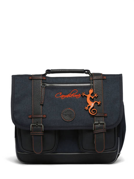 Satchel For Kids 2 Compartments Cameleon Orange vintage urban CA35 other view 6