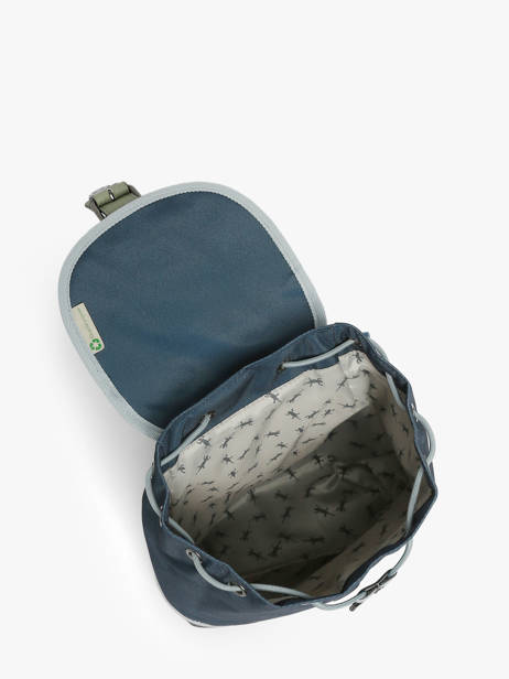 1 Compartment Backpack Cameleon Green vintage urban SD25 other view 3
