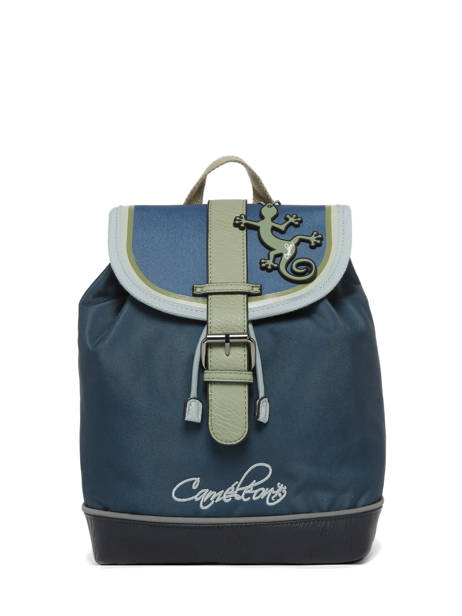 1 Compartment Backpack Cameleon Green vintage urban SD25 other view 5
