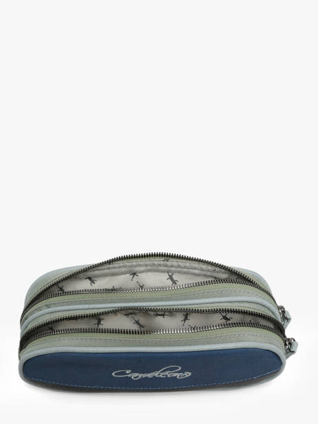 Pencil Case For Kids 2 Compartments Cameleon Blue vintage urban VIB-TROU other view 1