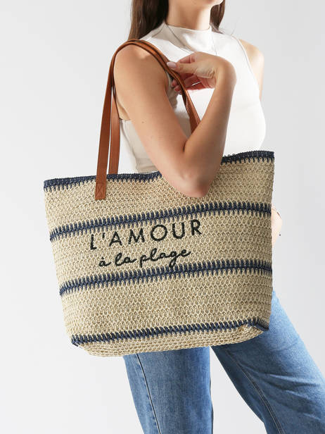 Shoulder Bag Cabas Gerard pasquier Blue cabas P25022 other view 1