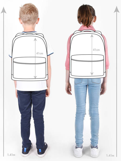 Sac à Dos Bobby 1 Compartiment Jeune premier Rose daydream girls G vue secondaire 1