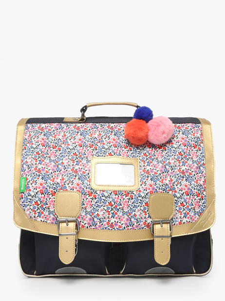 2-compartment Satchel Tann's Blue les fantaisies f 41265