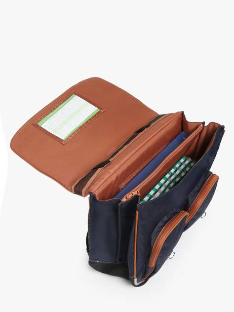 2-compartment Satchel Tann's Blue les fantaisies g 41111 other view 2