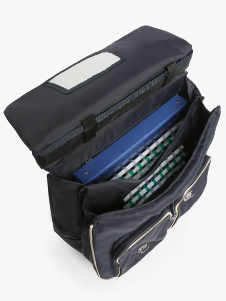 2-compartment Wheeled Satchel Tann's Blue les fantaisies f 43265 other view 3