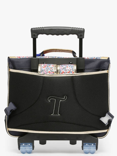 2-compartment Wheeled Satchel Tann's Blue les fantaisies f 42265 other view 5